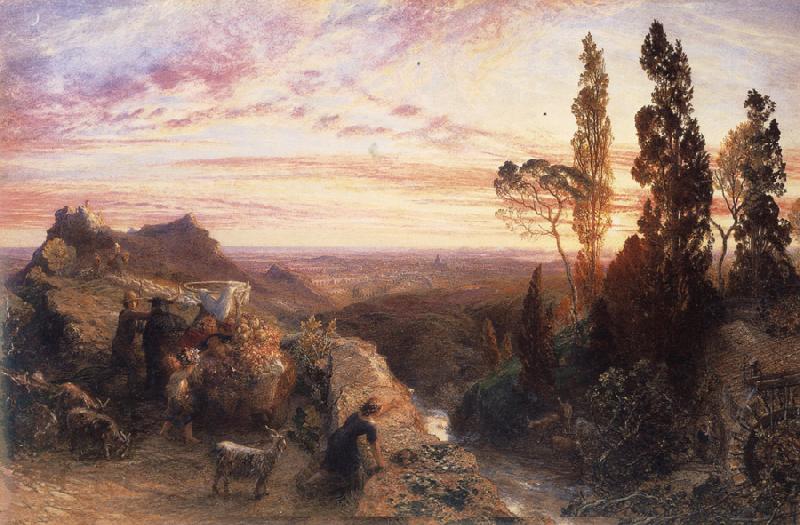 Samuel Palmer A dream in the Apennine Spain oil painting art